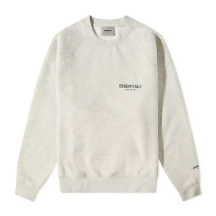 Essentials Crewneck Sweatshirt Light Gray , , Sweatshirt 00..