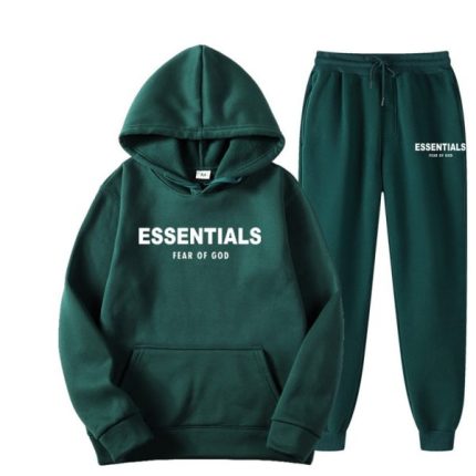 Essentials Hoodie Green Tracksuit , Tracksuit 00..