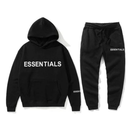 Essentials Spring Tracksuit Hooded Sweatshirt – Black , Tracksuit 00..