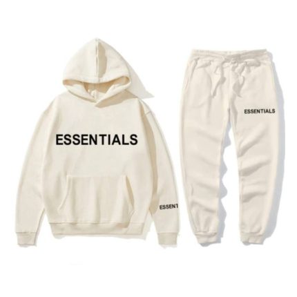 Essential Spring Hoodie Tracksuit – Cream , Tracksuit 00..